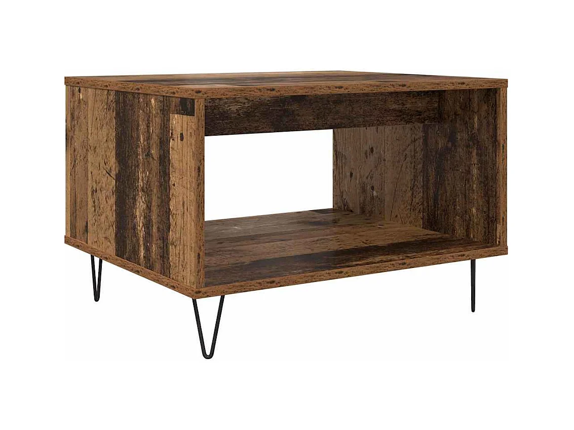 Table basse Bois ancien 60 x 50 x 40 cm Bois d'ingénierie