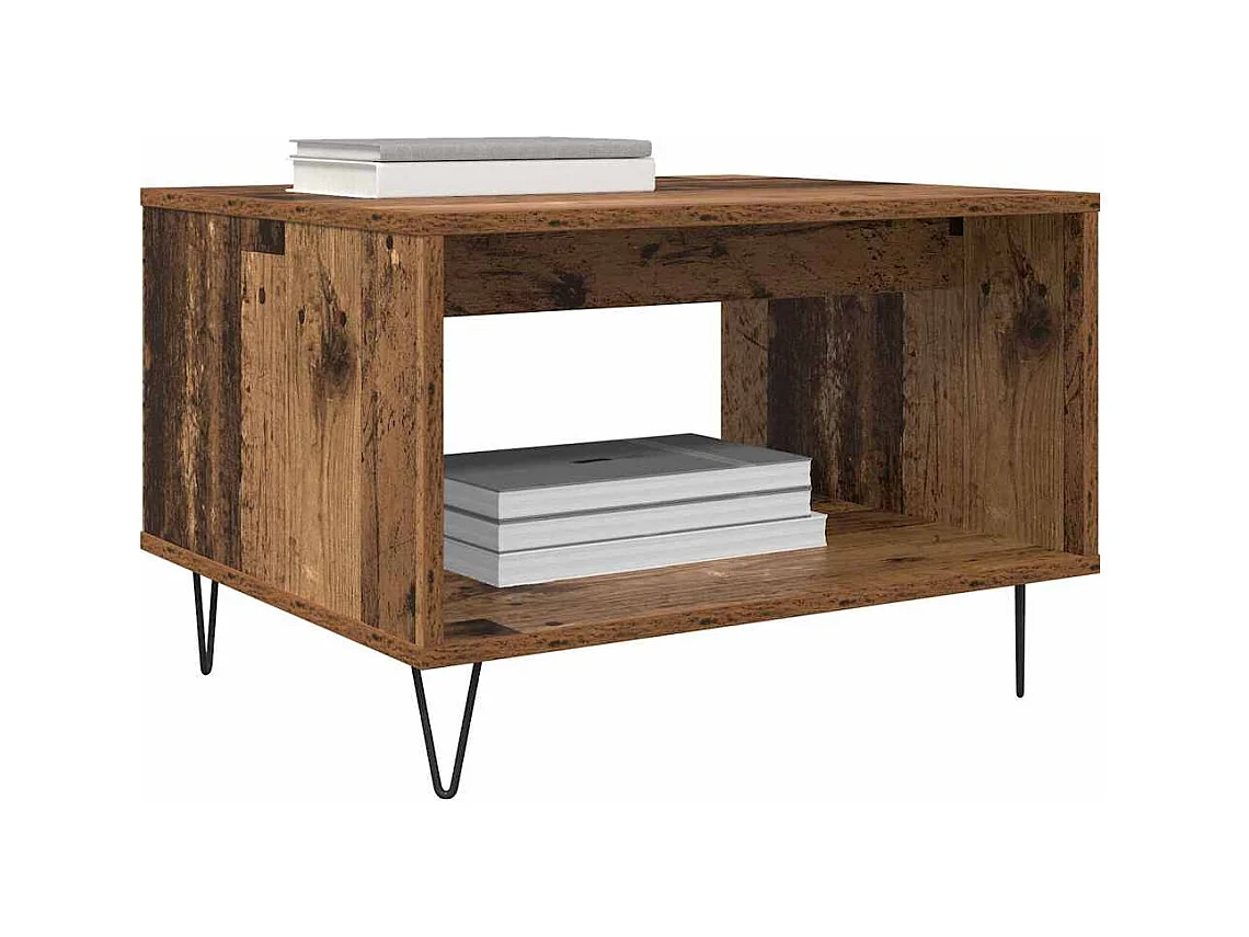 Table basse Bois ancien 60 x 50 x 40 cm Bois d'ingénierie