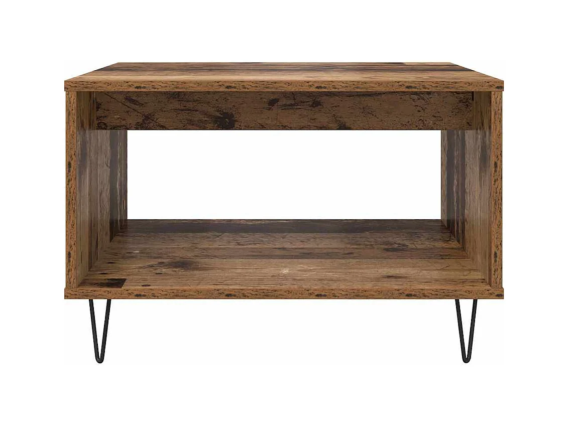 Table basse Bois ancien 60 x 50 x 40 cm Bois d'ingénierie