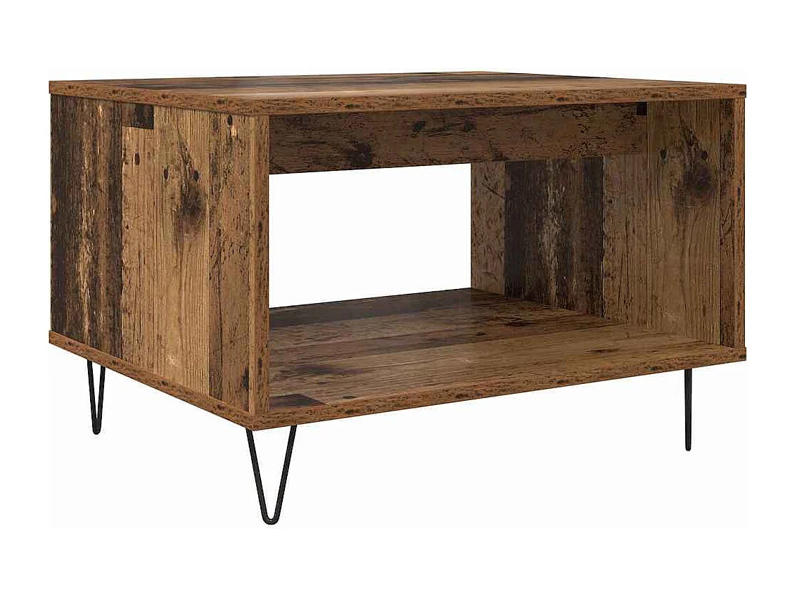 Table basse Bois ancien 60 x 50 x 40 cm Bois d'ingénierie
