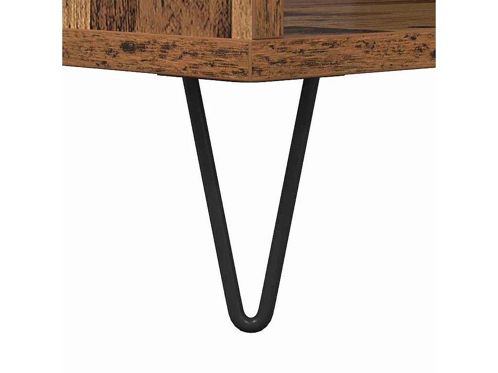 Table basse Bois ancien 60 x 50 x 40 cm Bois d'ingénierie