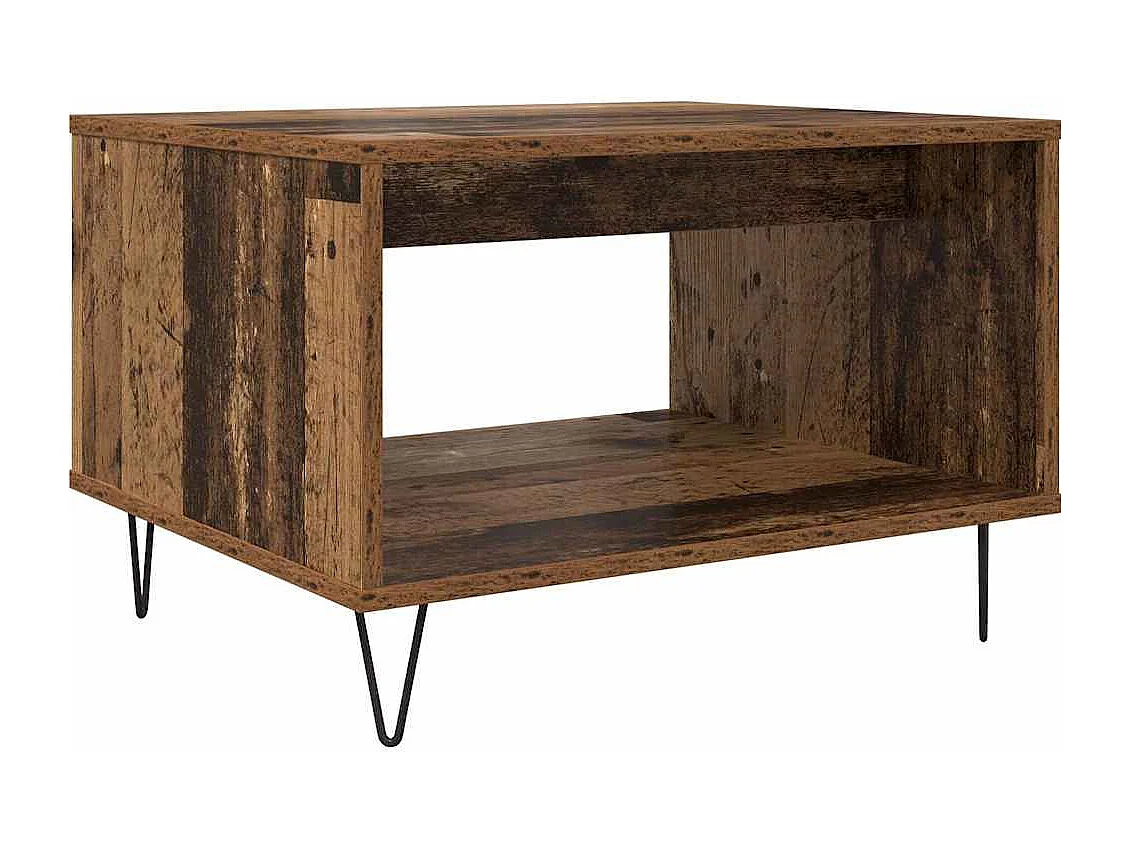 Table basse Bois ancien 60 x 50 x 40 cm Bois d'ingénierie
