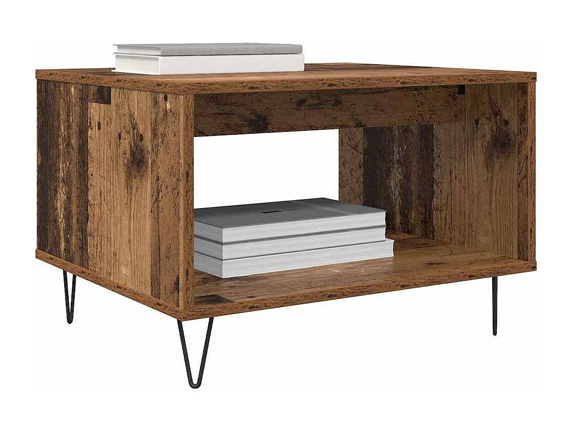 Table basse Bois ancien 60 x 50 x 40 cm Bois d'ingénierie