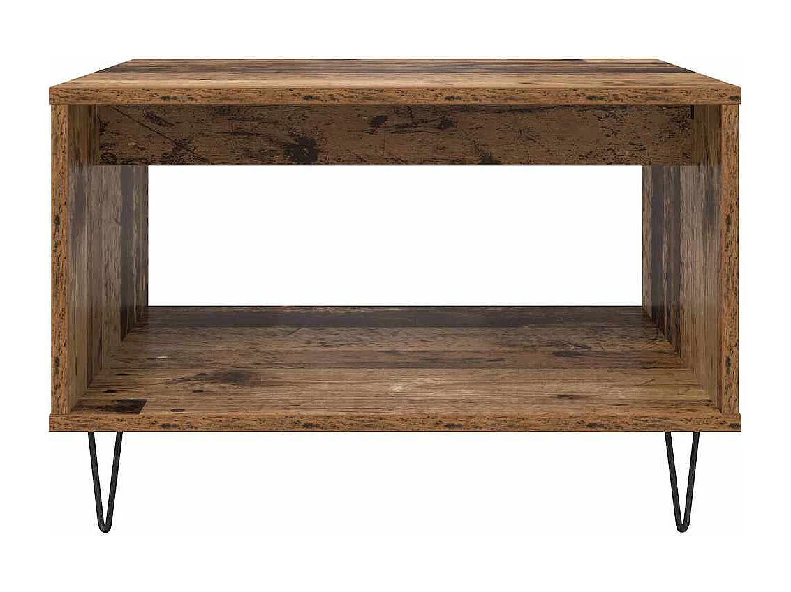 Table basse Bois ancien 60 x 50 x 40 cm Bois d'ingénierie