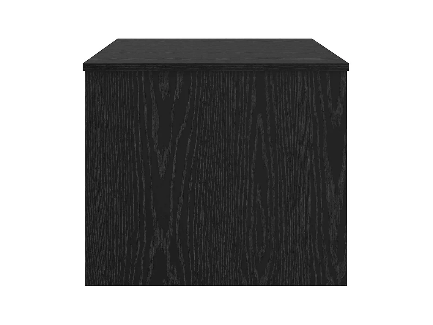 Salontafel Zwart eiken 80 x 50,5 x 42,5 cm Bewerkt hout