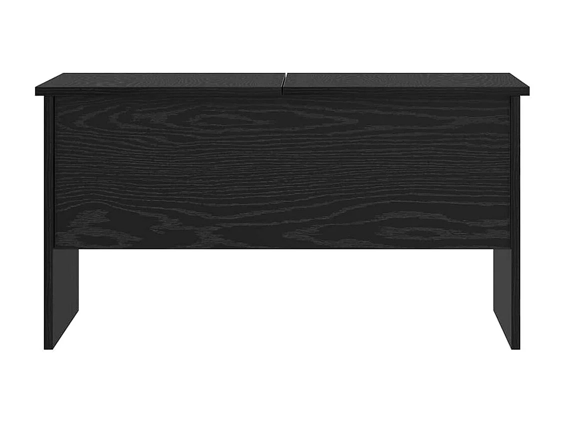 Table basse Chêne noir 80 x 50,5 x 42,5 cm Bois d'ingénierie