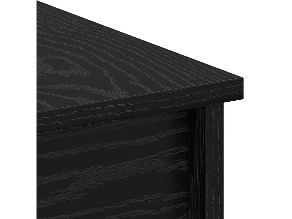 Table basse Chêne noir 80 x 50,5 x 42,5 cm Bois d'ingénierie