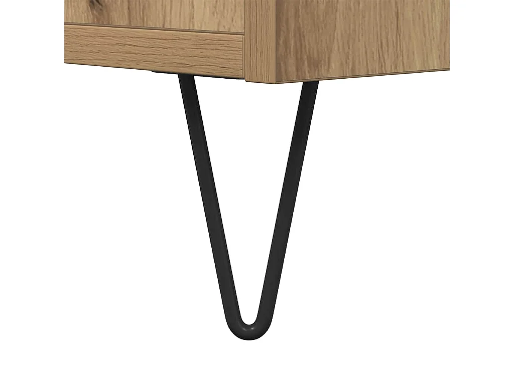 Mesa de Café Roble artisan 80 x 80 x 36.5 cm