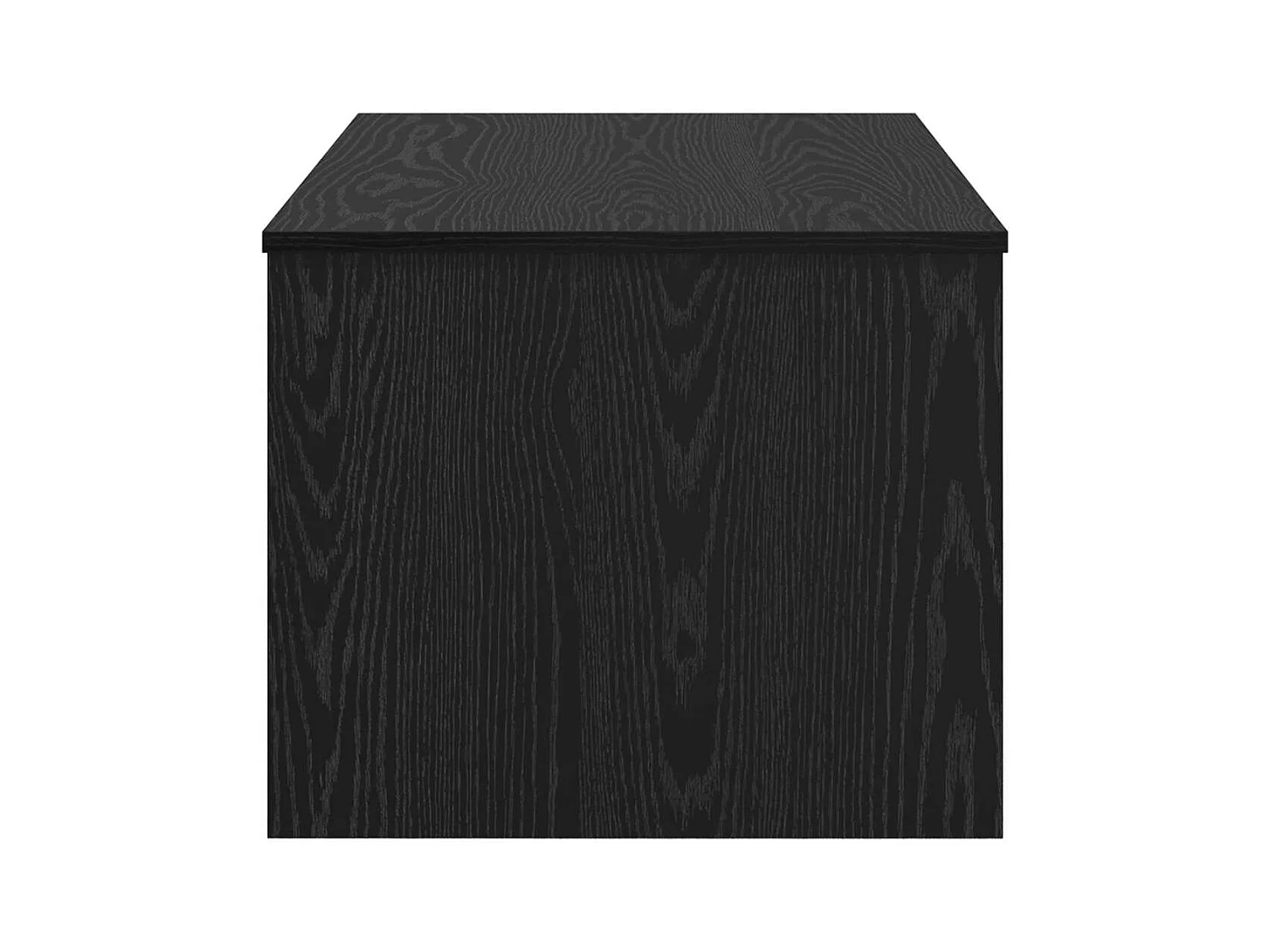 Salontafel Zwart eiken 80 x 50,5 x 41,5 cm Bewerkt hout