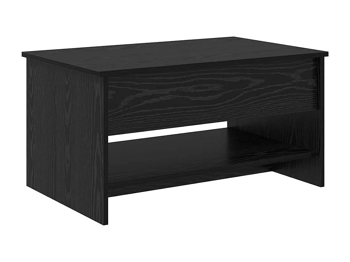 Table basse Chêne noir 80 x 50.5 x 41.5 cm Bois d'ingénierie