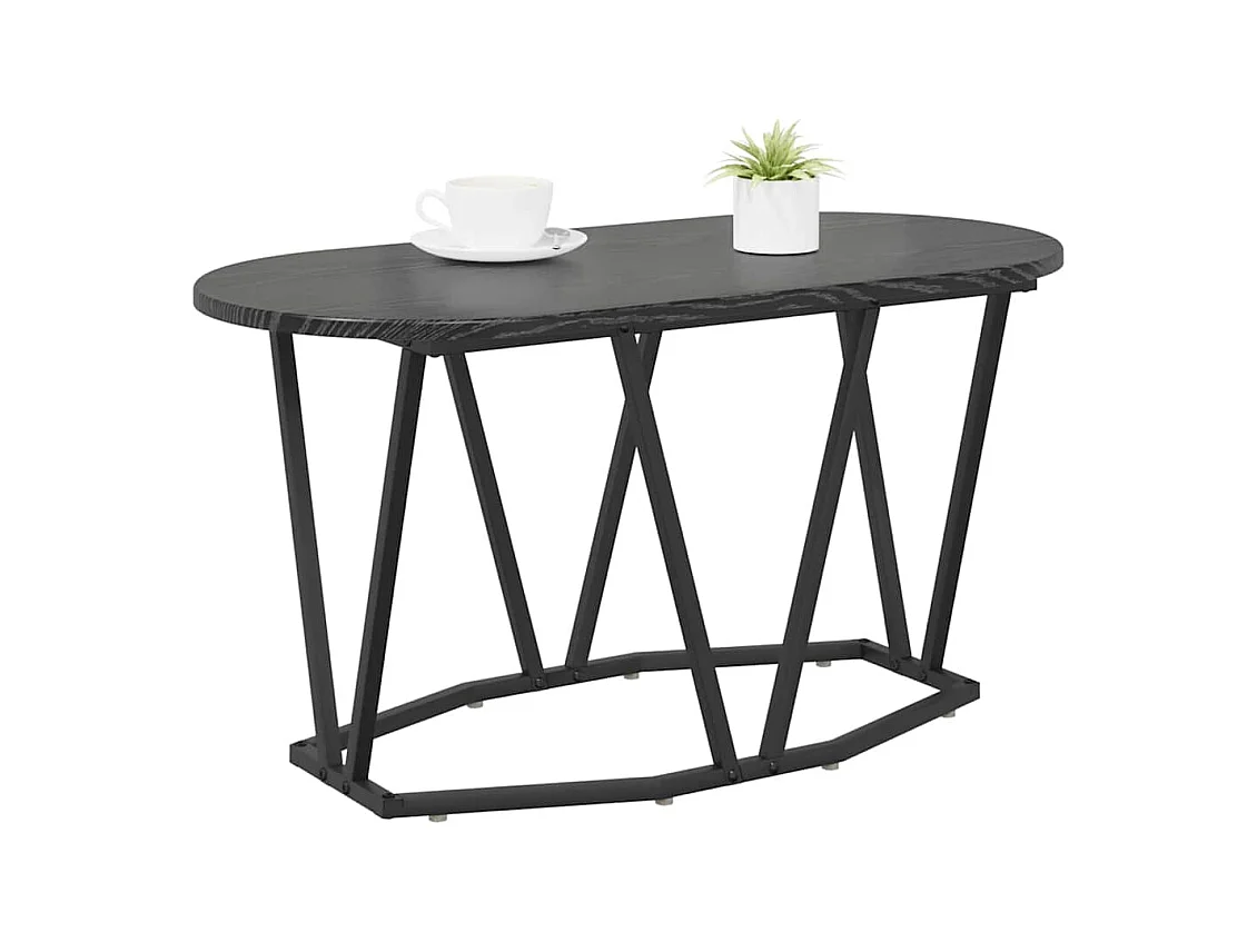 Table Basse Chêne noir 80 x 40 x 40.5 cm