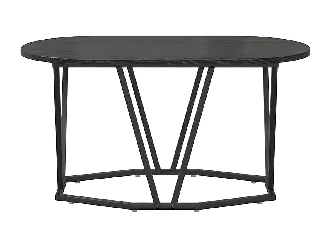 Mesa de Centro Carvalho Preto 80 x 40 x 40,5 cm