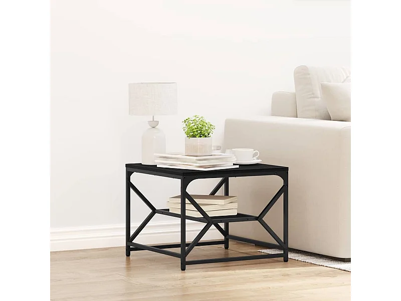 Mesa de centro Carvalho preto 51 x 50 x 40 cm