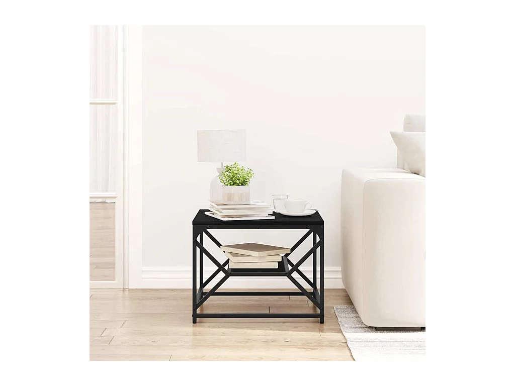 Table basse Chêne noir 51 x 50 x 40 cm