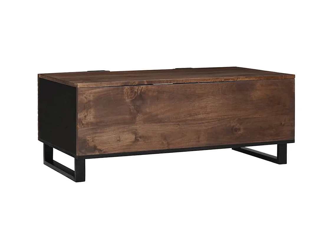 Table basse Marron et Noir 100 x 54 x 40 cm