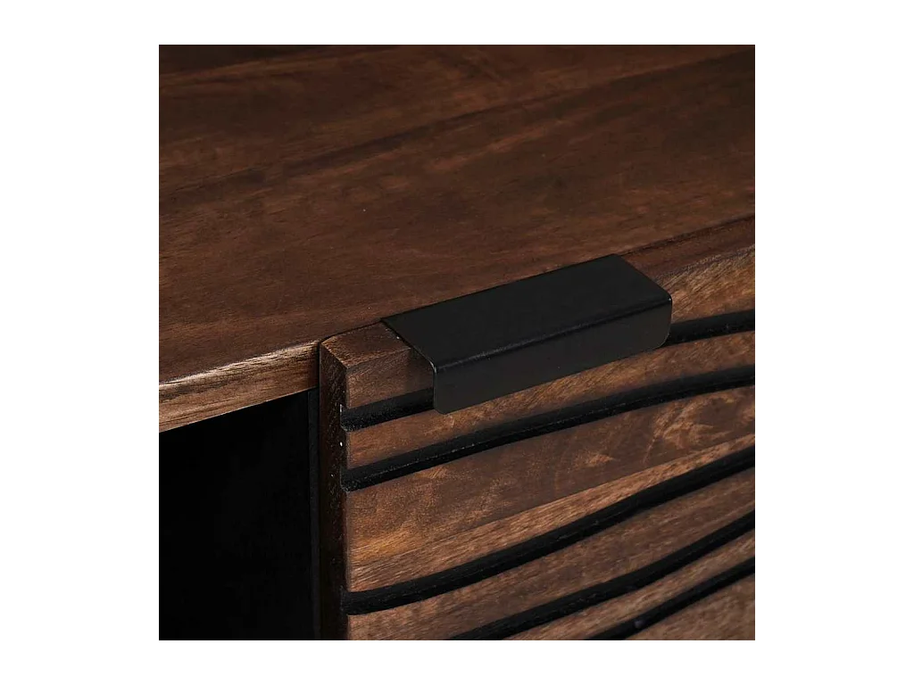 Table basse Marron et Noir 100 x 54 x 40 cm