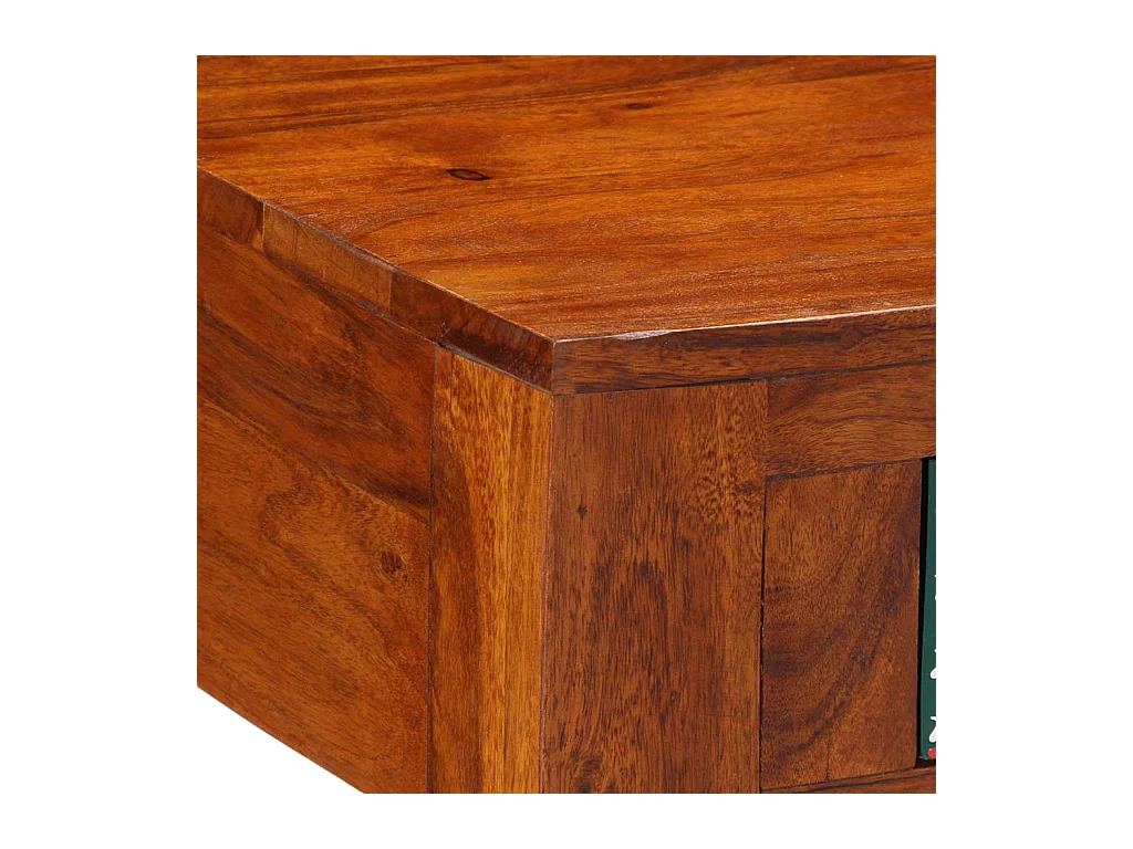 Mesa de centro 90x50x40 cm madeira de acácia maciça