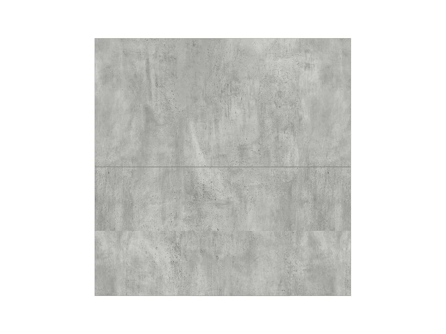 Table basse avec tiroirs gris béton 100x100x40 cm