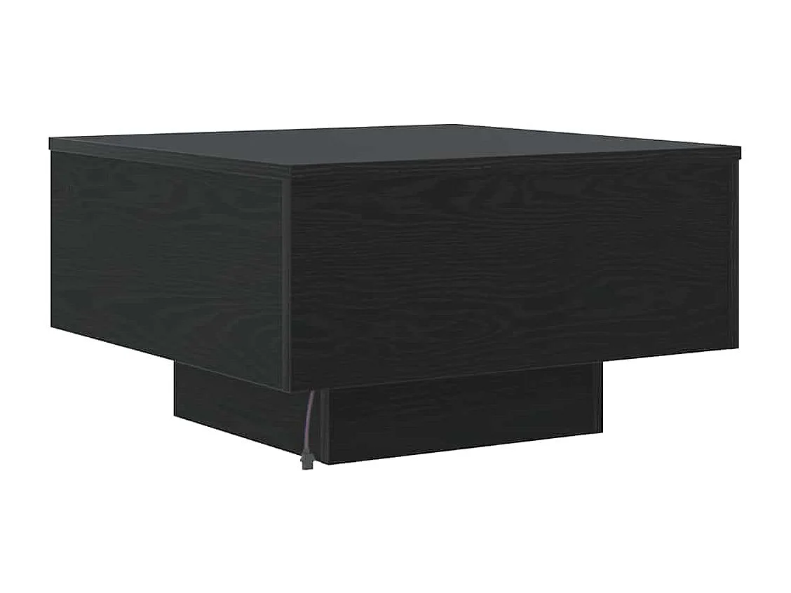 Table Basse Chêne noir 55 x 55 x 31 cm Bois d'ingénierie