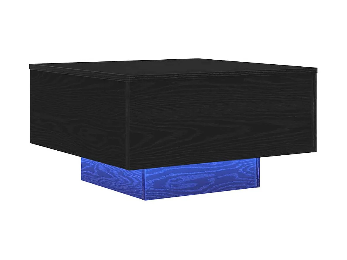 Table Basse Chêne noir 55 x 55 x 31 cm Bois d'ingénierie