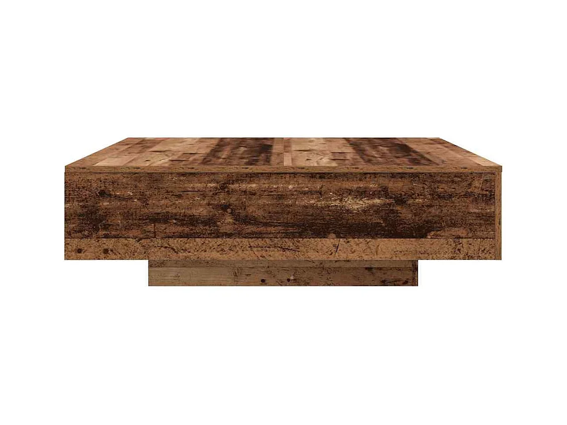 Table Basse Bois ancien 100 x 100 x 31 cm Bois d'ingénierie