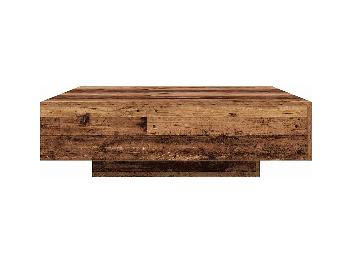 Salontafel Oud hout 100 x 100 x 31 cm Bewerkt hout