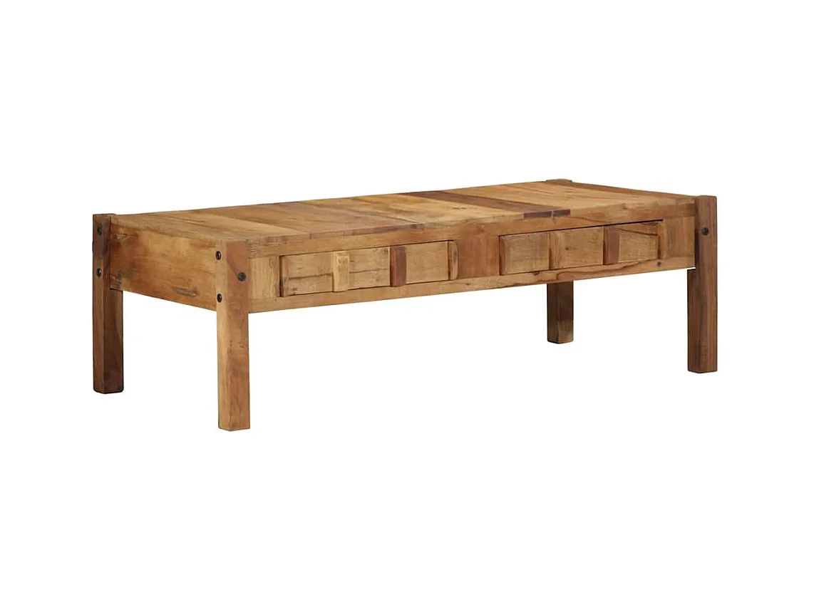 Table basse Marron 110 x 55 x 35 cm Bois massif de récupération