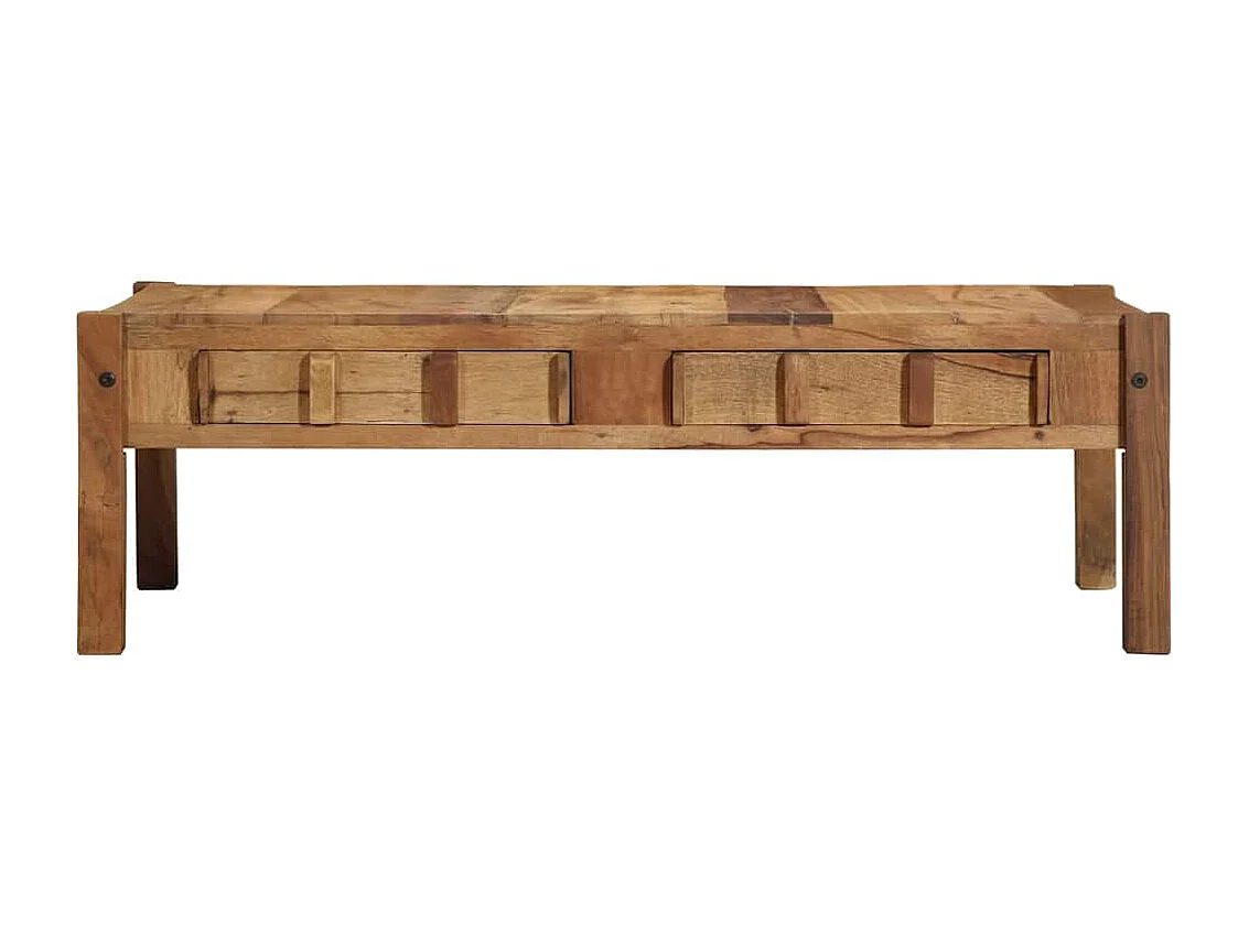 Table basse Marron 110 x 55 x 35 cm Bois massif de récupération