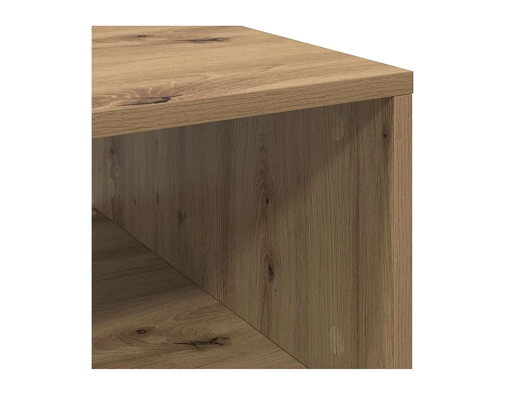 Table basse chêne artisanal 103,5 x 60 x 35 cm