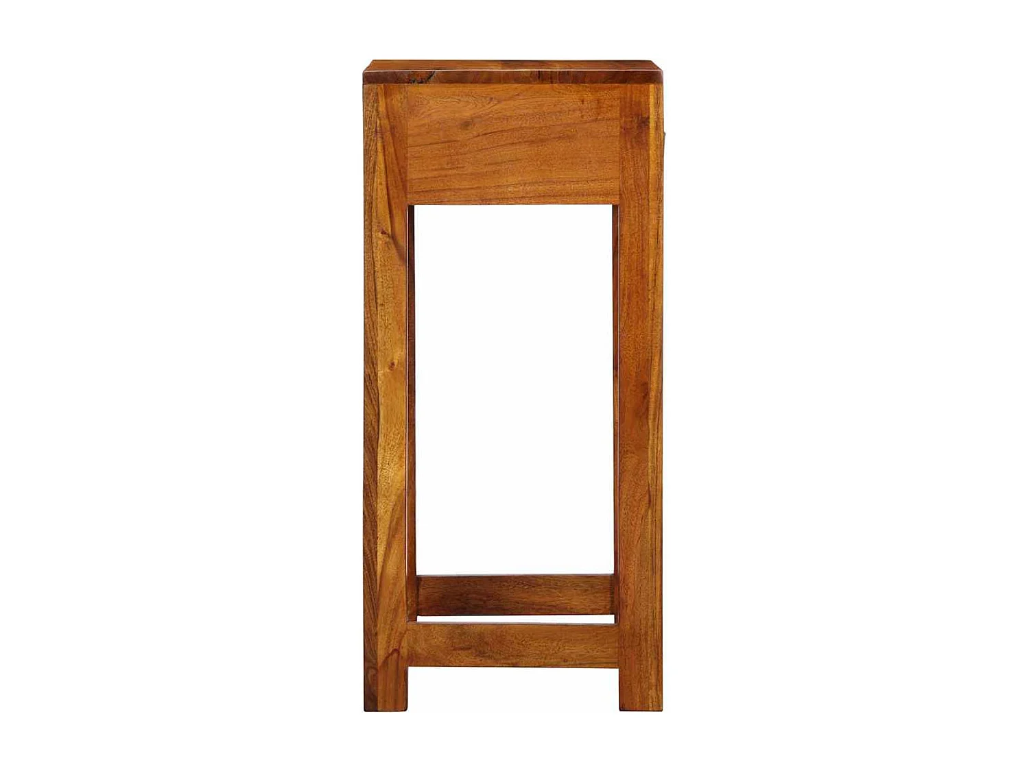 Mueble para teléfono con cajón Marrón 35 x 35 x 75 cm