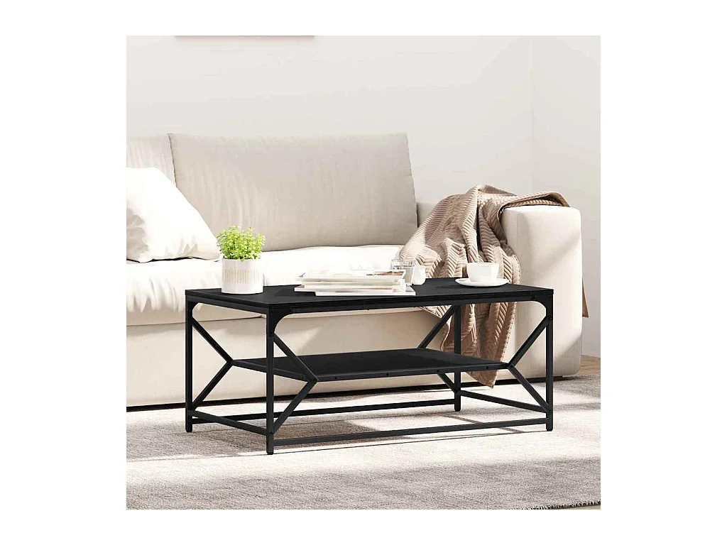 Table basse Chêne noir 90 x 50 x 40 cm