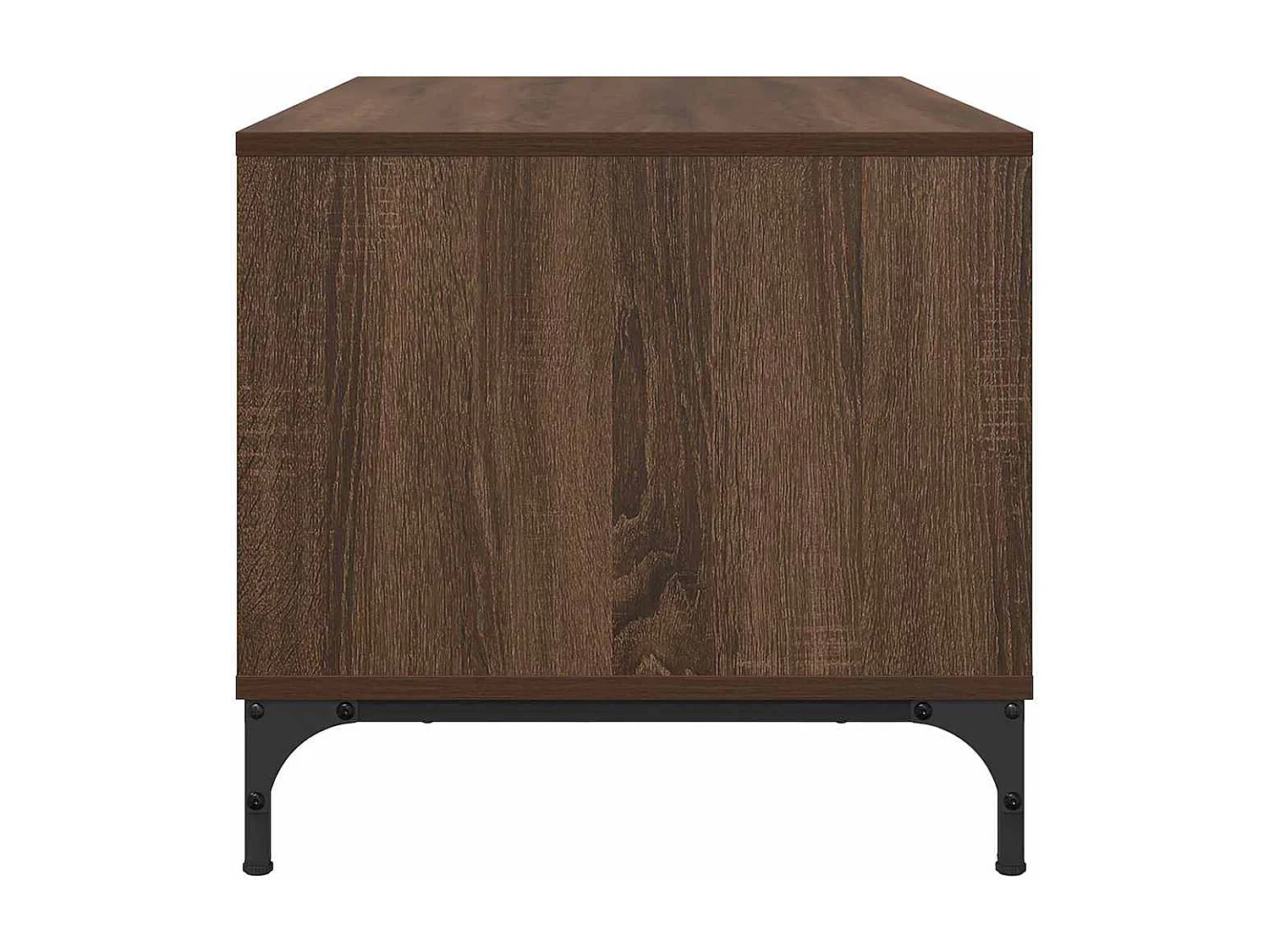 Mesa de Café Marrón roble 90 x 49 x 46 cm Madera contrachapada