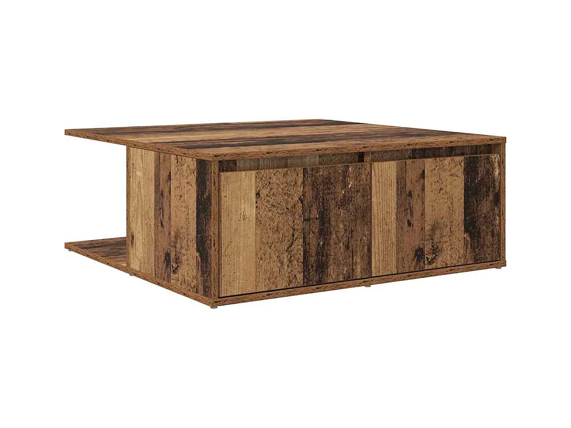 Table basse Vieux bois 80 x 80 x 31 cm Bois d'ingénierie