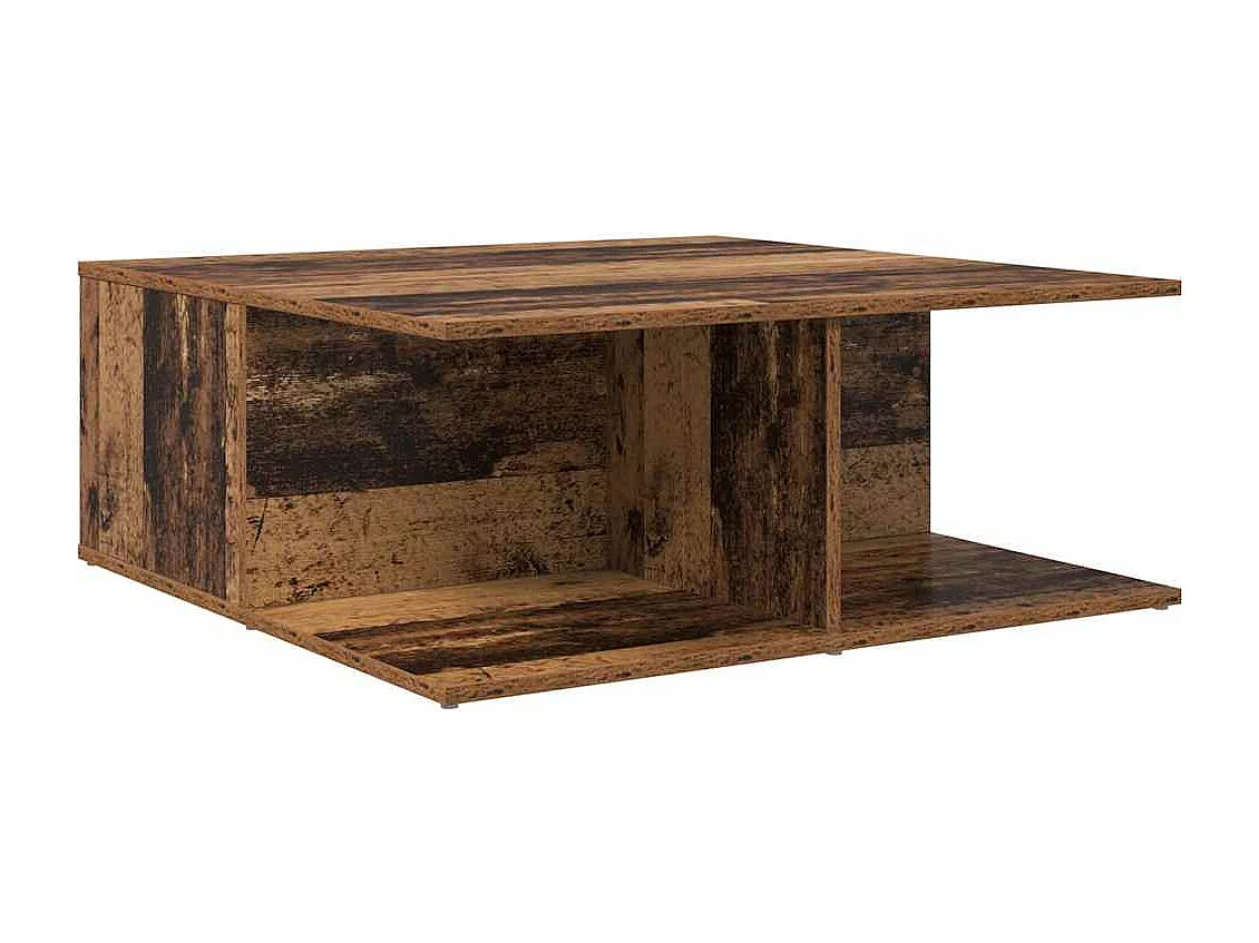 Table basse Vieux bois 80 x 80 x 31 cm Bois d'ingénierie