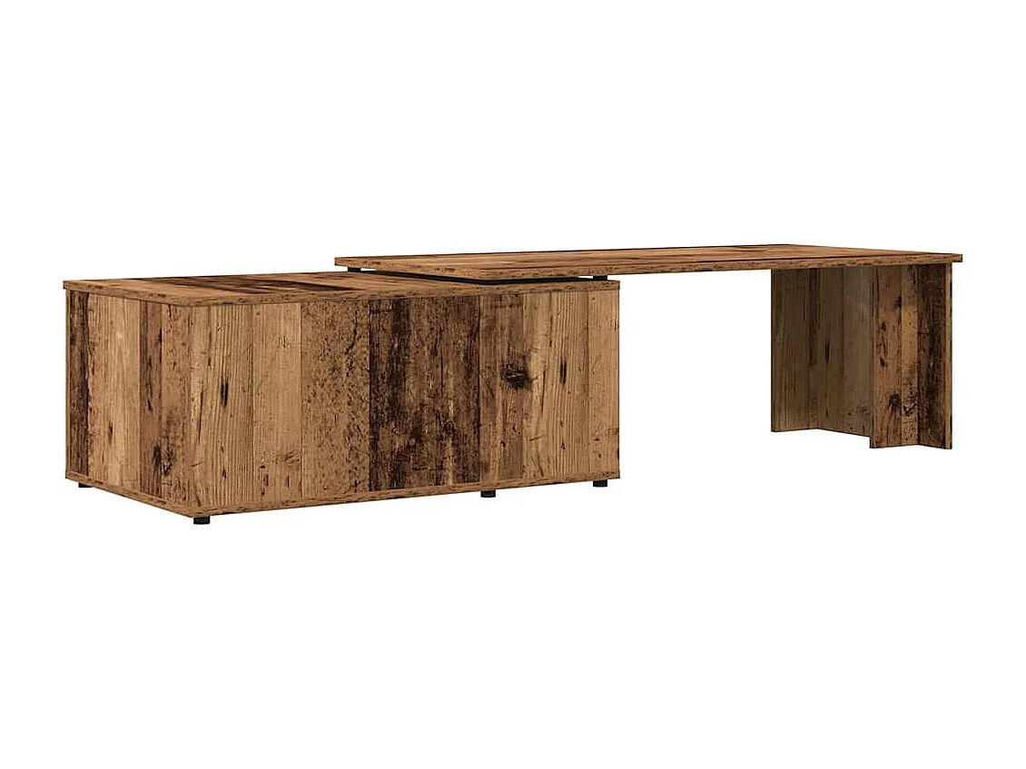 Table basse vieux bois 150x50x35 cm bois d'ingénierie