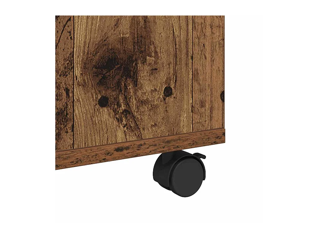 Table basse Bois ancien 75 x 75 x 38 cm Bois d'ingénierie