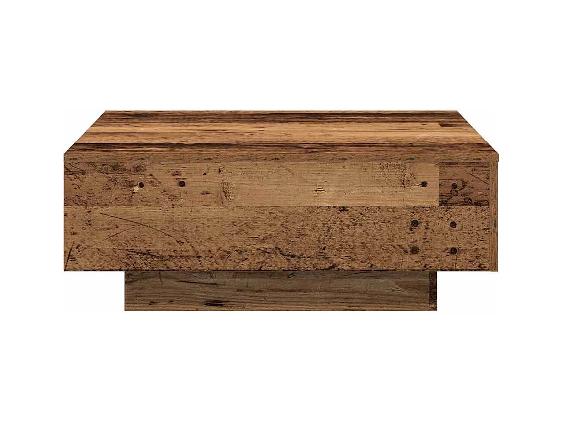 Table basse Bois ancien 80 x 80 x 31 cm Bois d'ingénierie
