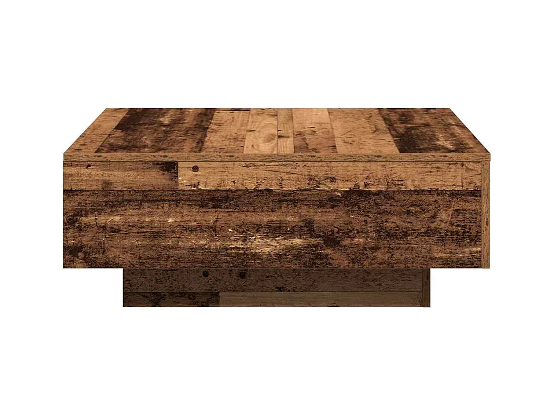 Table basse Bois ancien 80 x 80 x 31 cm Bois d'ingénierie
