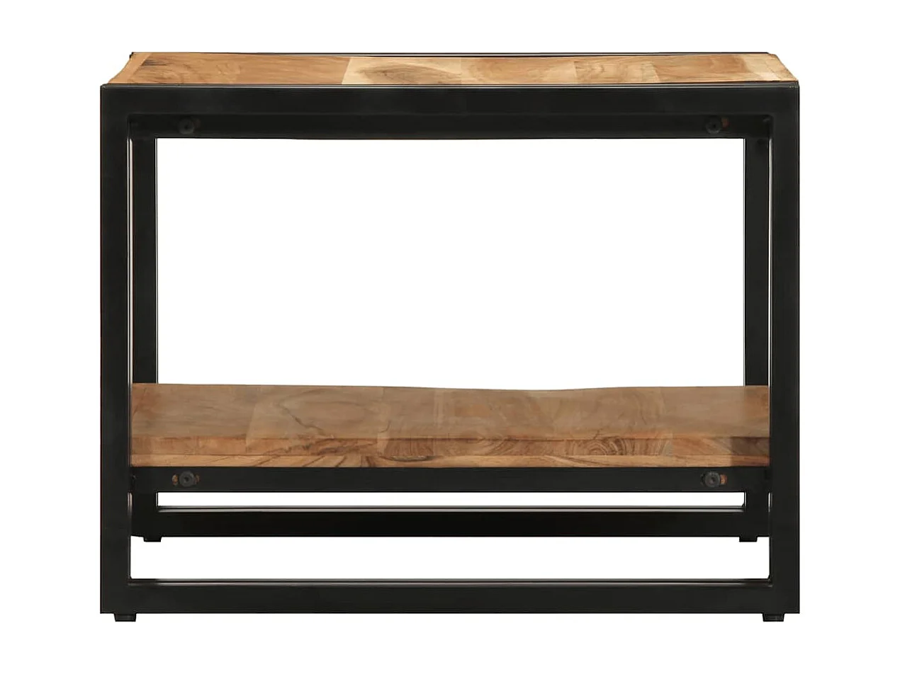 Mesa de centro 50x50x38 cm madeira de acácia maciça