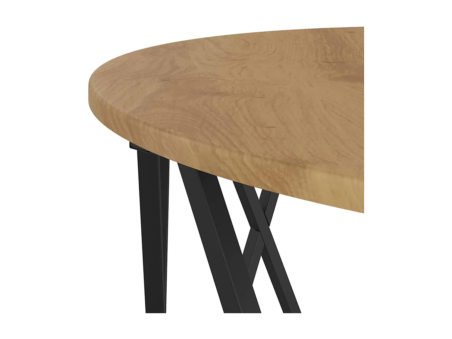 Table basse chêne artisanal 80 x 80 x 42 cm