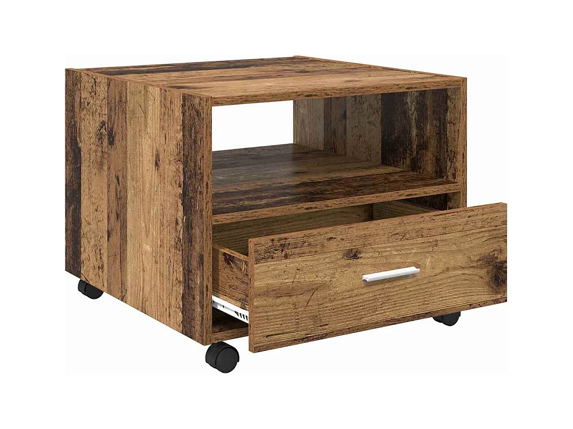 Table basse Bois ancien 55 x 55 x 45 cm Bois d'ingénierie