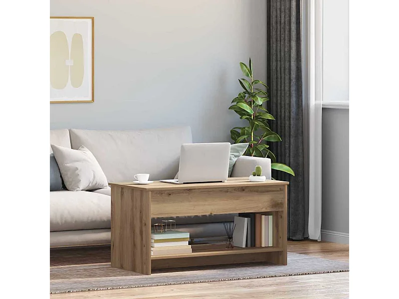 Mesa de centro carvalho artisiano 80 x 50.5 x 41.5 cm