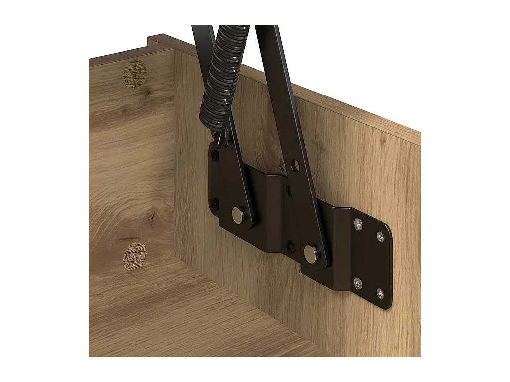 Table basse chêne artisanal 80 x 50.5 x 41.5 cm