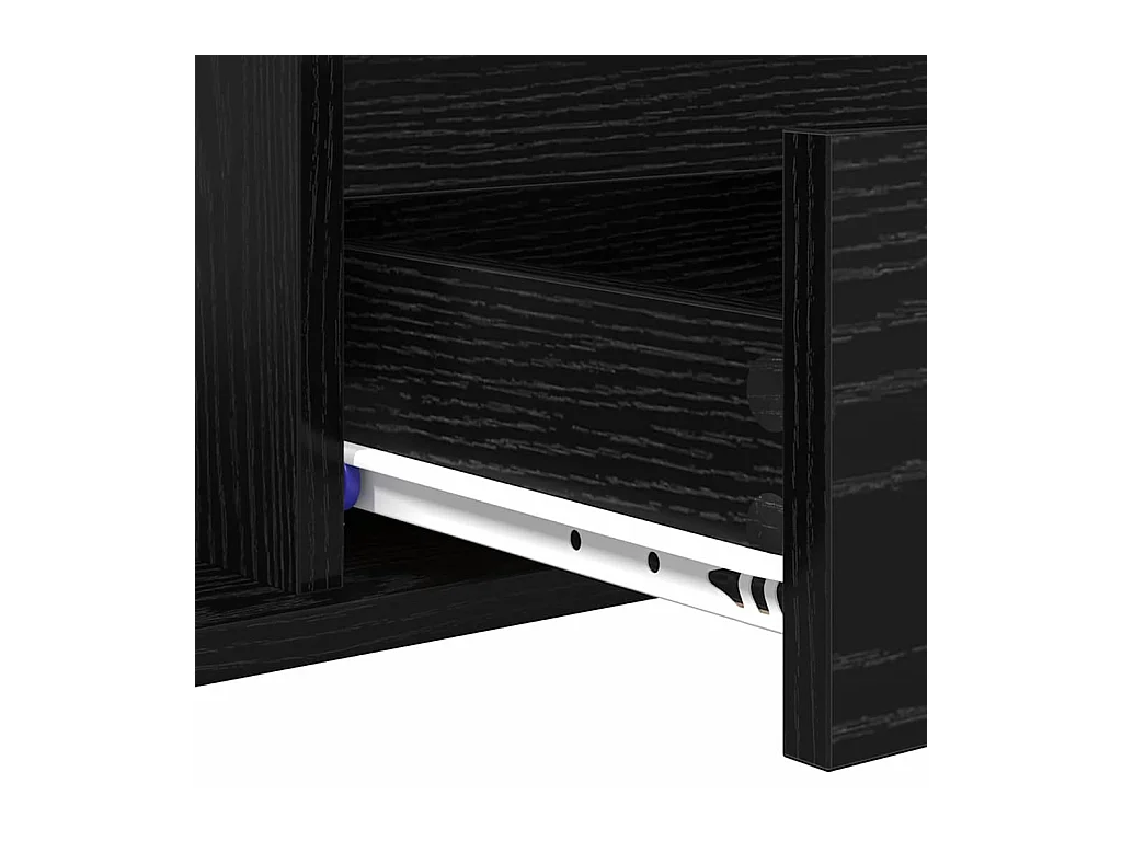 Table basse Chêne noir 90 x 49 x 45 cm Bois d'ingénierie