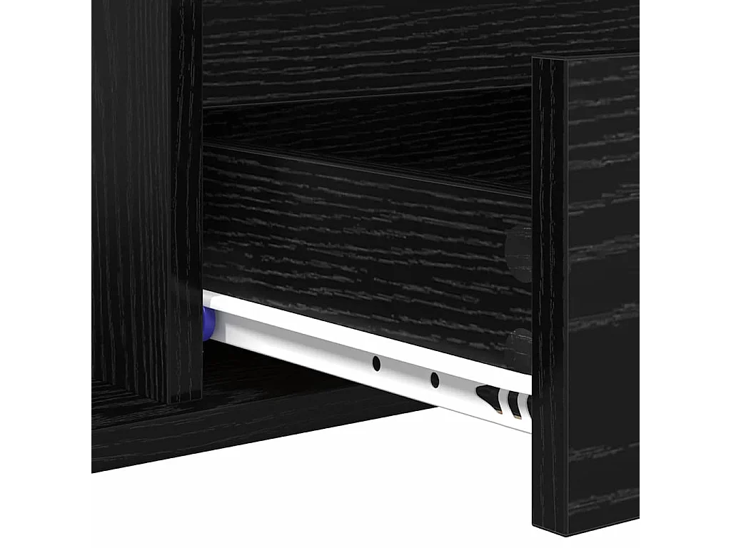 Table basse Chêne noir 90 x 49 x 45 cm Bois d'ingénierie