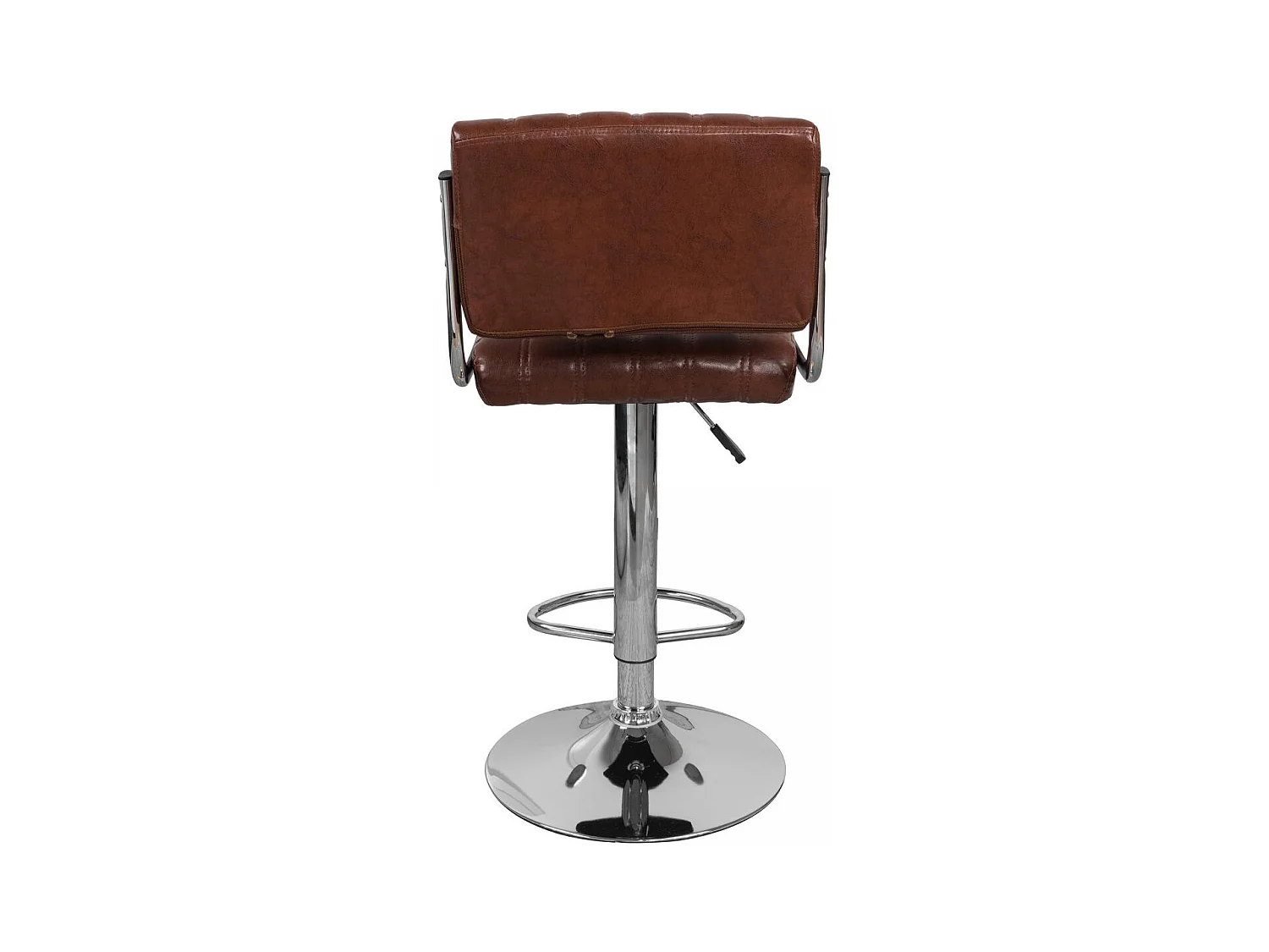 Tabouret de bar semi artisanal LOT DE 2 IMI 43x51,5x109 café