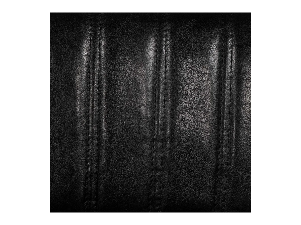 Tabouret de bar semi artisanal LOT DE 2 IMI 43x51,5x109 noir