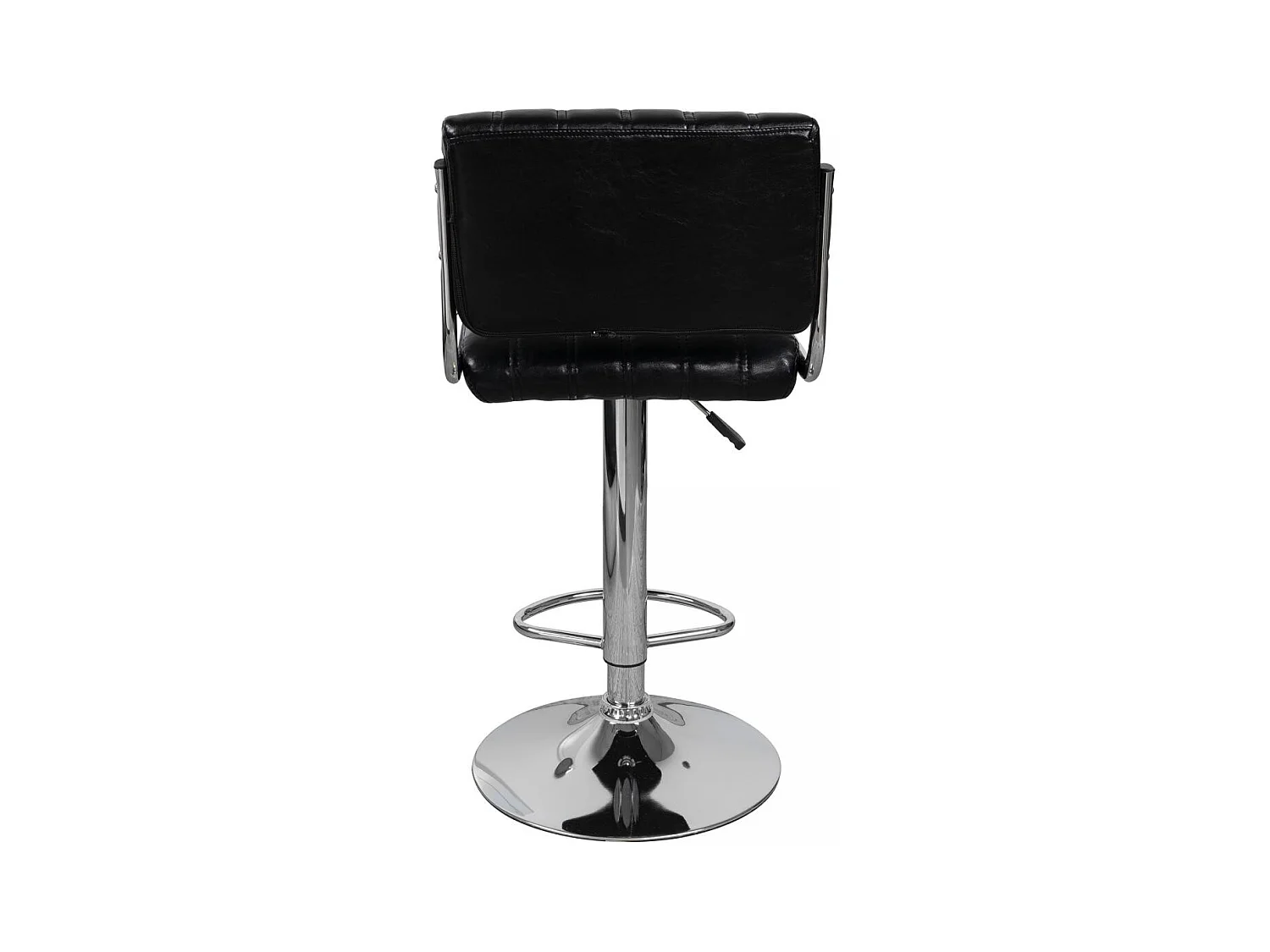 Tabouret de bar semi artisanal LOT DE 2 IMI 43x51,5x109 noir