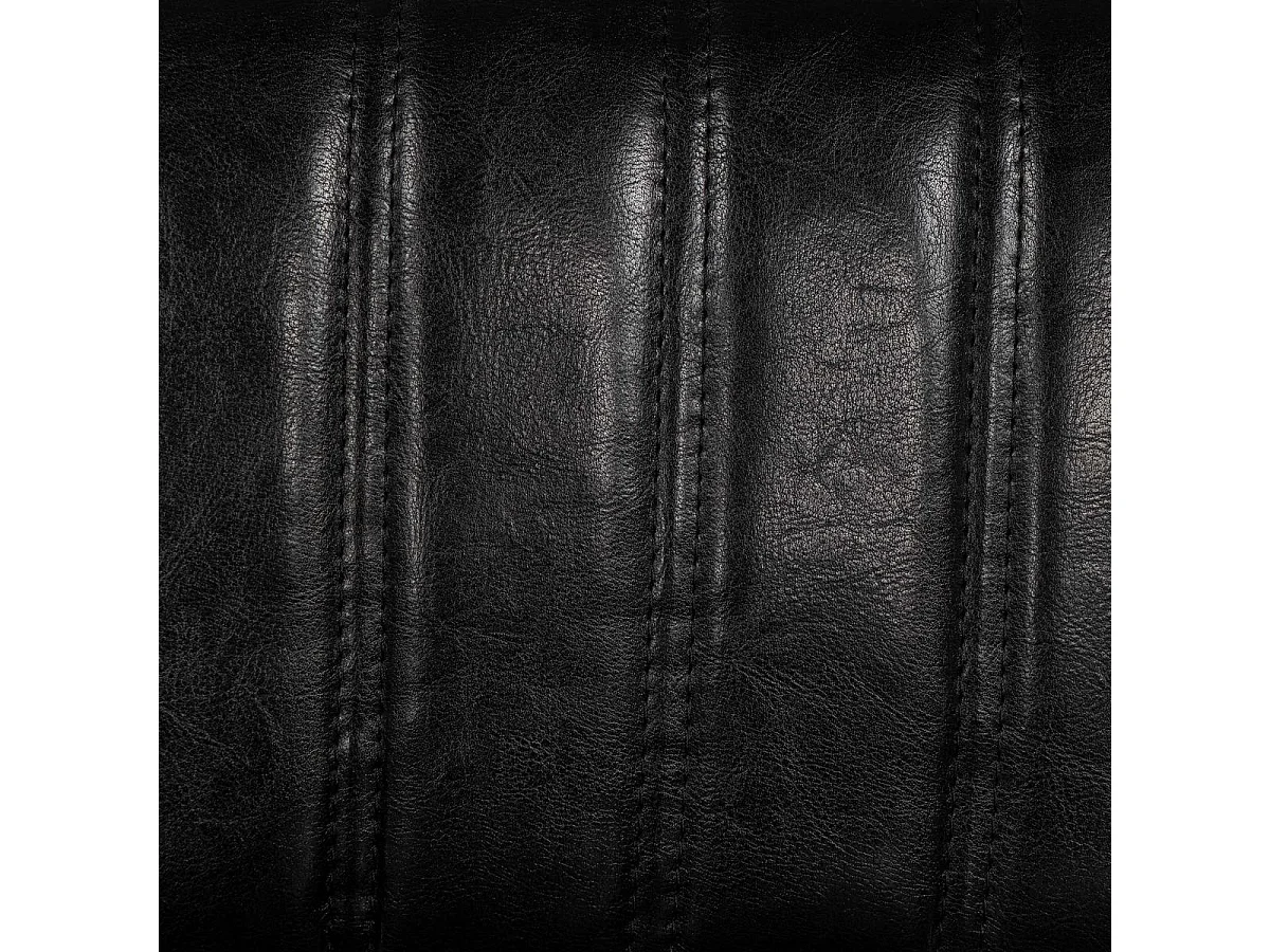 Tabouret de bar semi artisanal LOT DE 2 IMI 43x51,5x109 noir