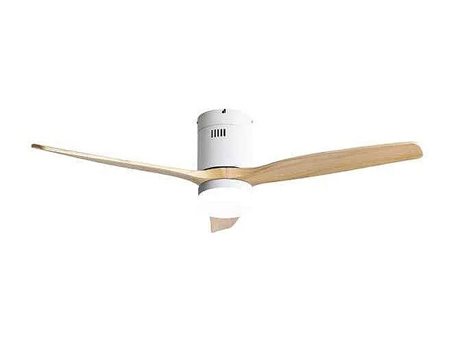 Ventilador Dc Aguilon Blanco Haya Led Con Memoria De Color